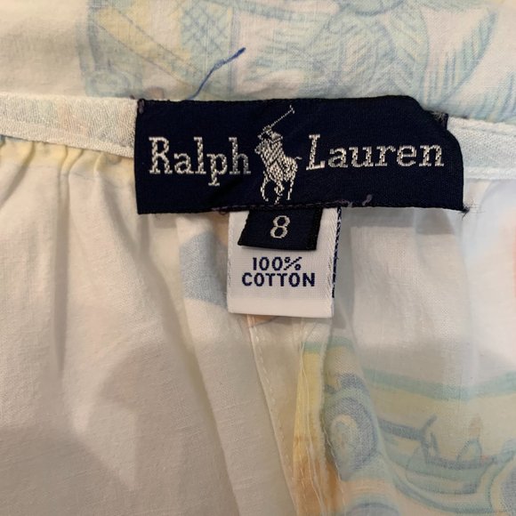 Ralph Lauren cotton wrap skirt size 8 adjustable excellent condition - Picture 12 of 12